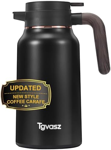 Thermal Coffee Carafe 70 oz - 12 Hour Hot Stainless Steel Thermal