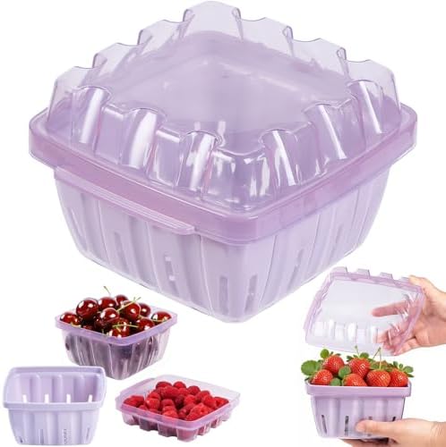 Berry Basket, 3-in-1 Fruit Colander with Holes