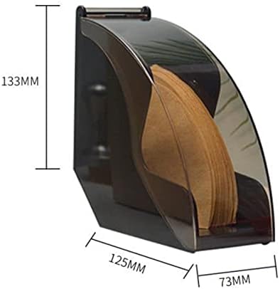 Coffee Filter Paper Storage, Coffee Filter Holder Dispenser with Dust