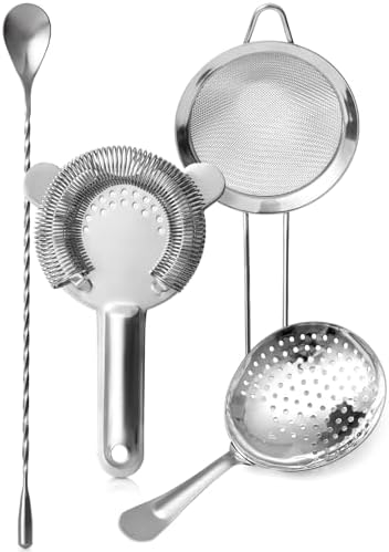 Etens Cocktail Strainer Set – Bar tools Stainless Steel Includes