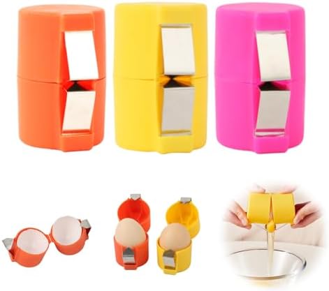 3pcs Egg Shell Opener, Egg Peeler Tool Set,Egg Separator for Raw Eggs