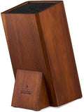 Universal Acacia Wood Knife Block Without Knives