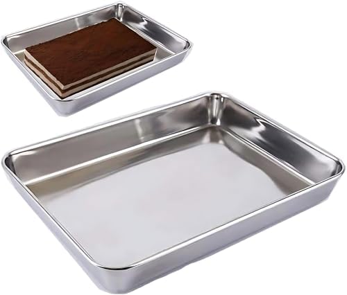 Old Tjikko Quarter Sheet Pan 14.2'' x 11'', 304 Stainless Steel Cookie