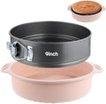 9 Inch Springform Pan with Pan Protector, Non-stick Leakproof