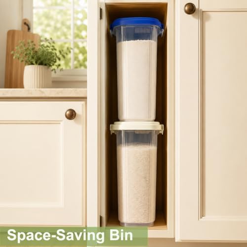 Large Rice Storage Container, 15-20 Lbs