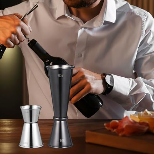 Measuring Jigger 304 Stainless Steel Double Cocktail Shot Measure Cup