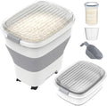 HOYTAMDAR 50 Lbs Collapsible Airtight Rice Container