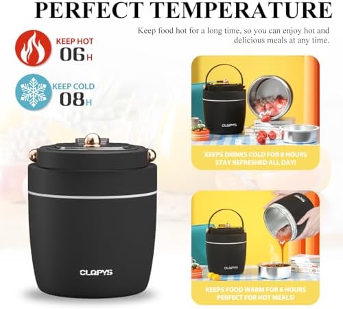40oz Stainless Steel Vacuum Insulated Food Jar for Adults Wide Mouth