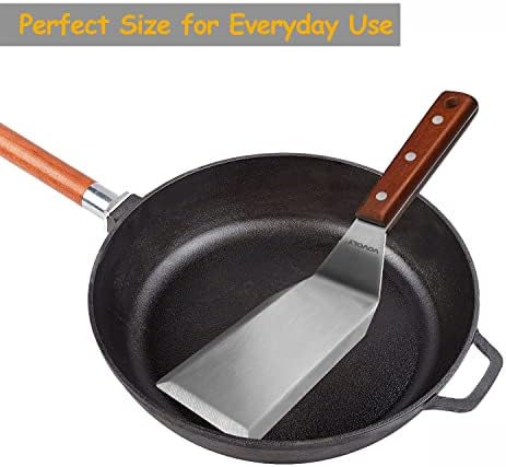 Metal Spatula for Cast Iron Skillets and Flat Top Grills, Full Tang