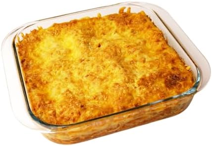 9×9in Square Glass Baking Dish, 2.4QT Glass Baking Pan, Baking Dishes