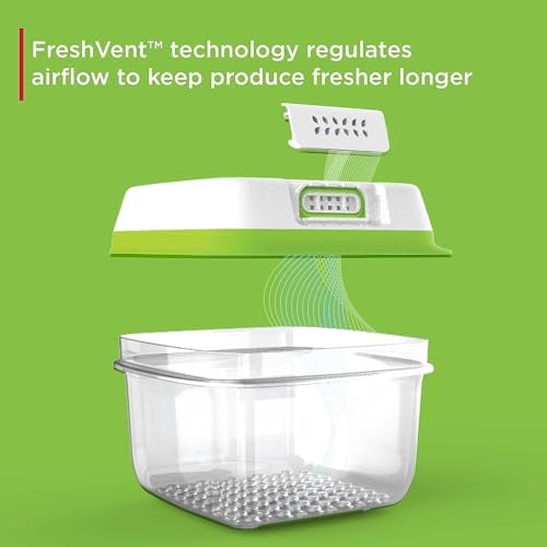 Rubbermaid FreshWorks Produce Saver, Medium and Large Storage