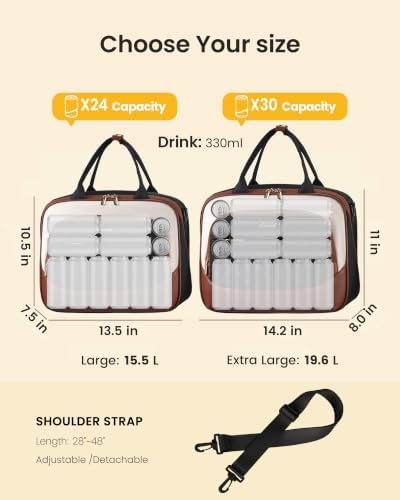 LOVEVOOK Insulated Lunch Bag for Women, Large