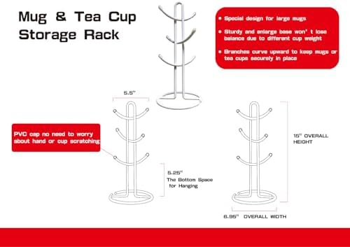 Mugs Holder, Coffee Mug Holder, Mug Tree, Coffee Mug Tree, Mug Holder