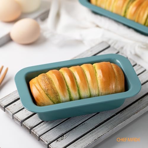 CHEFMADE Mini Bread Loaf Pan, Nonstick 3" x 5.8" Oven Meatloaf