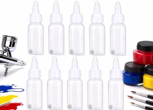 30ml Empty Paint Bottle, Squirt Pigment Condiment Container with Scale