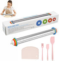 Baking Tools Set - Rolling Pin - Bench Scraper - Silicone Spatula
