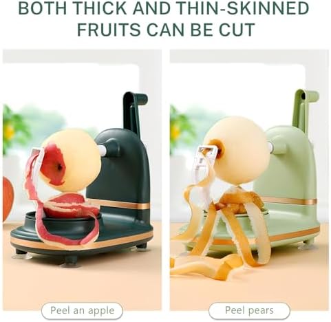 Apple Peeler Slicer Corer-Stinaless Steel Hand Crank Fruit and
