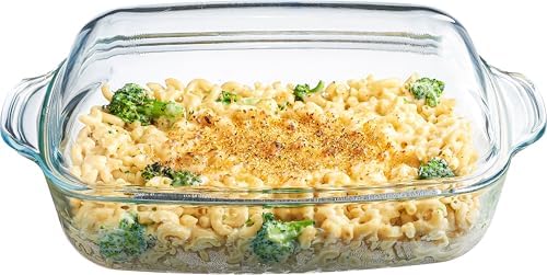 Simax 3 Quart Glass Casserole Dish with Lid