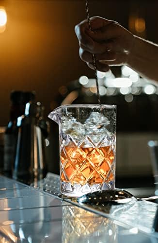 KITESSENSU Bar Mixing Glass, Seamless Pitcher for Stirred Cocktails