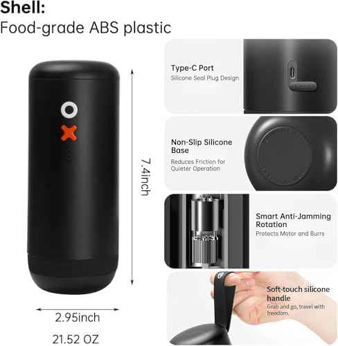 Nuttii&Timemore OX Portable Electric Conical Burr Grinder