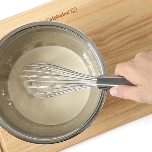Calphalon Prime 8-Inch Balloon Whisk, Stainless Steel Kitchen Whisk