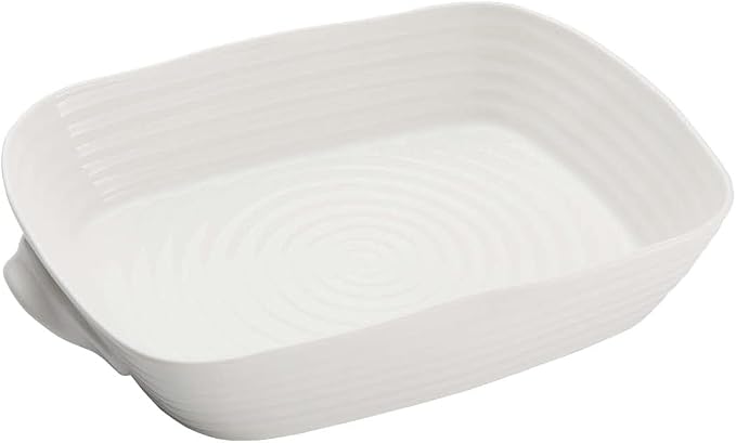 Portmeirion Sophie Conran White Medium Handled Rectangular Roasting Dish - Image 3
