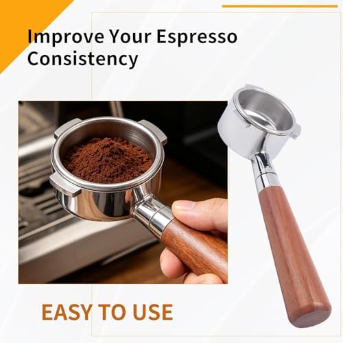 Espresso Accessory Bottomless Portafilter 53mm Distributor Tamper