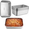 12 Pack 304 Stainless Steel Loaf Pan for Baking, 8.6 x 5.8 Inch