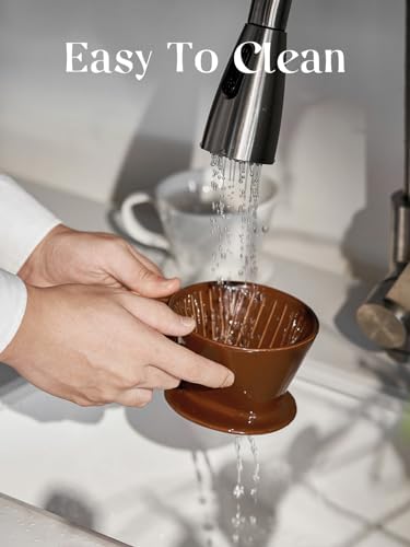 DOWAN Pour Over Coffee Dripper, Non Electric Pour Over Coffee Maker