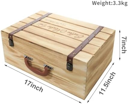 SOTECH Pour Over Coffee Maker Set, 2 Cup, Wooden Suitcase