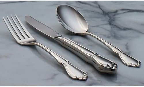 Oneida Chateau Dinner Forks Silverware Set for 4, Flatware