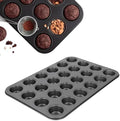 24 Cup Muffin Pan, Mini Muffin Tin Non Stick Cupcake Pan Cupcake