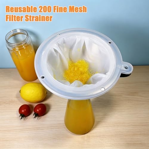 5 Pack Stainless Steel Canning Funnel Set, Wide Mouth Funnel for Mason
