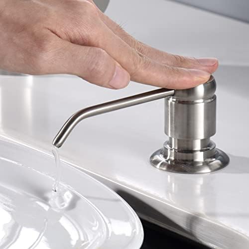 GAGALIFE Soap Dispenser for Kitchen Sink, Brushed Nickel