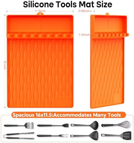 Silicone Grill Tool Mat for Blackstone