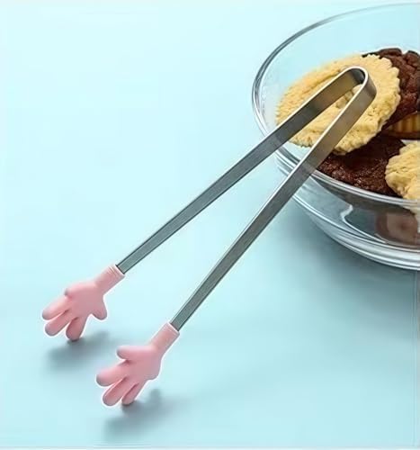 8PCS Mini Food Tongs, 5.3 inch
