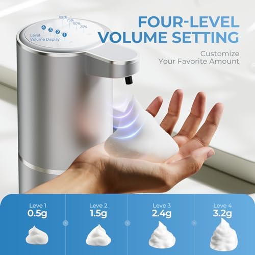 P11 Premium Space Gray Automatic Foaming Hand Soap Dispenser
