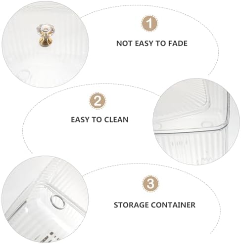 OUNONA Plastic Snack Storage Container with Lid for Dried Fruit and