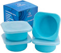 Freezer Soup Tray Silicone Molds - 2 Cup Freezer Cube With Lid,Food