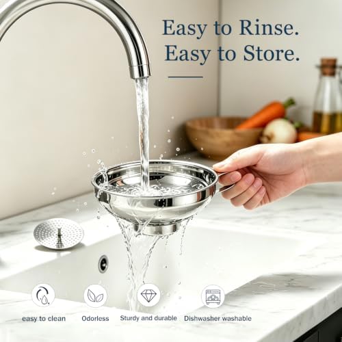 Canning Funnel for Filling Mason Jar, 5 in 1 Funnels Set with Mesh
