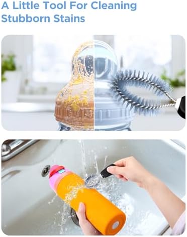 EasyAcc Water Bottle Cleaner Brush, 3 Pack 15 Inches Straw Brush