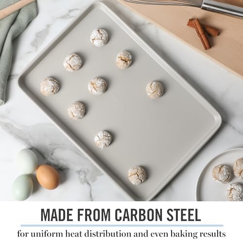 Martha Stewart Gallen 15 x 10 Inch Nonstick Carbon Steel Cookie Sheet