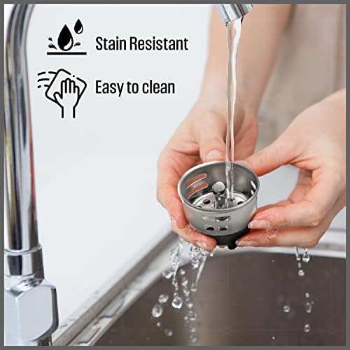 HIGHCRAFT 97733-2 Junior Duo Strainer/Stopper, 1.5 inch, 2 Pack