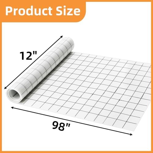 Covzoe Silicone Baking Mat Roll, 12 In x 8 FT Heat Resistant Pastry
