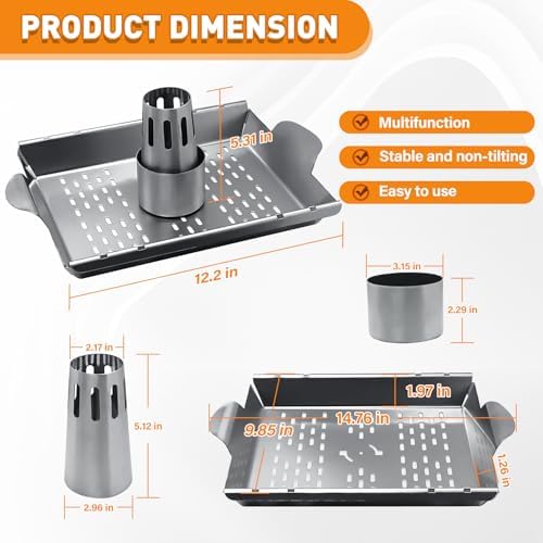 Beer Can Chicken Holder for Grill Smoker Oven, Vertical Chicken