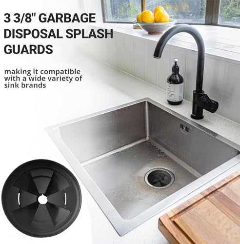 AR-PRO (2-Pack) Garbage Disposal Rubber Drain Insert - 3 3/8" Garbage