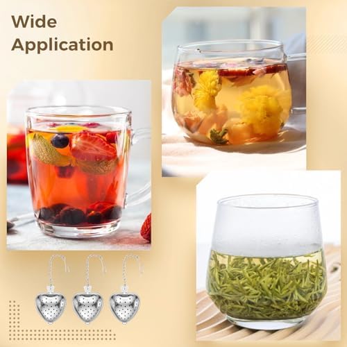 Tea Strainers, Stainless Steel Tea Ball Filters, Loose Leaf Tea