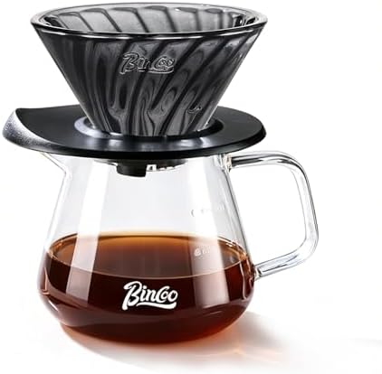 Bincoo Glass Pour Over Coffee Set, 500ML