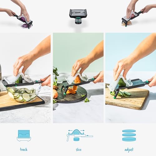 Dreamfarm Nocutu Adjustable Handheld Mandoline Slicer