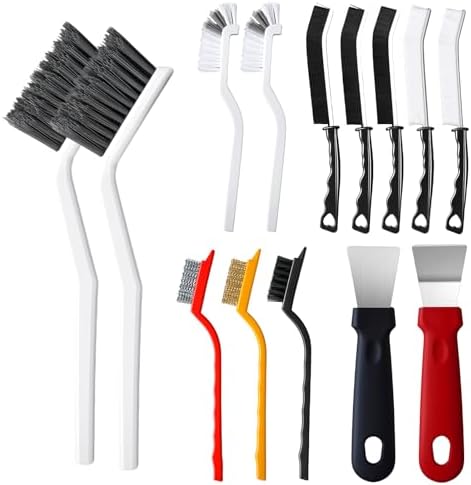 14Pcs Crevice Cleaning Brush Set, V Shape